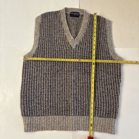 Mens Icelandic Collection Blue/Gray Sweater Vest Shirt Size L - Picture 3 of 5